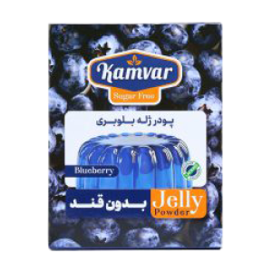 پودر ژله بلوبری بدون قند کامور