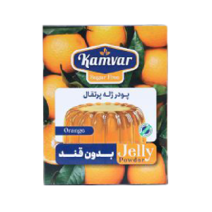 پودر ژله پرتقالی بدون قند کامور