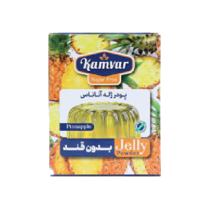 پودر ژله آناناس بدون قند کامور