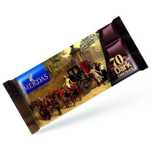 شکلات تابلتی تلخ 70% مرداس
