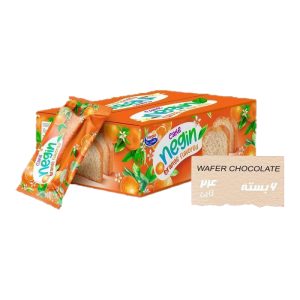 کیک عصرانه پرتقالی 80 گرم 24عددی نگین